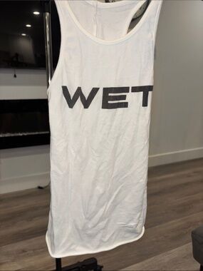 Yeezy WET White Women's Racerback Tank Top